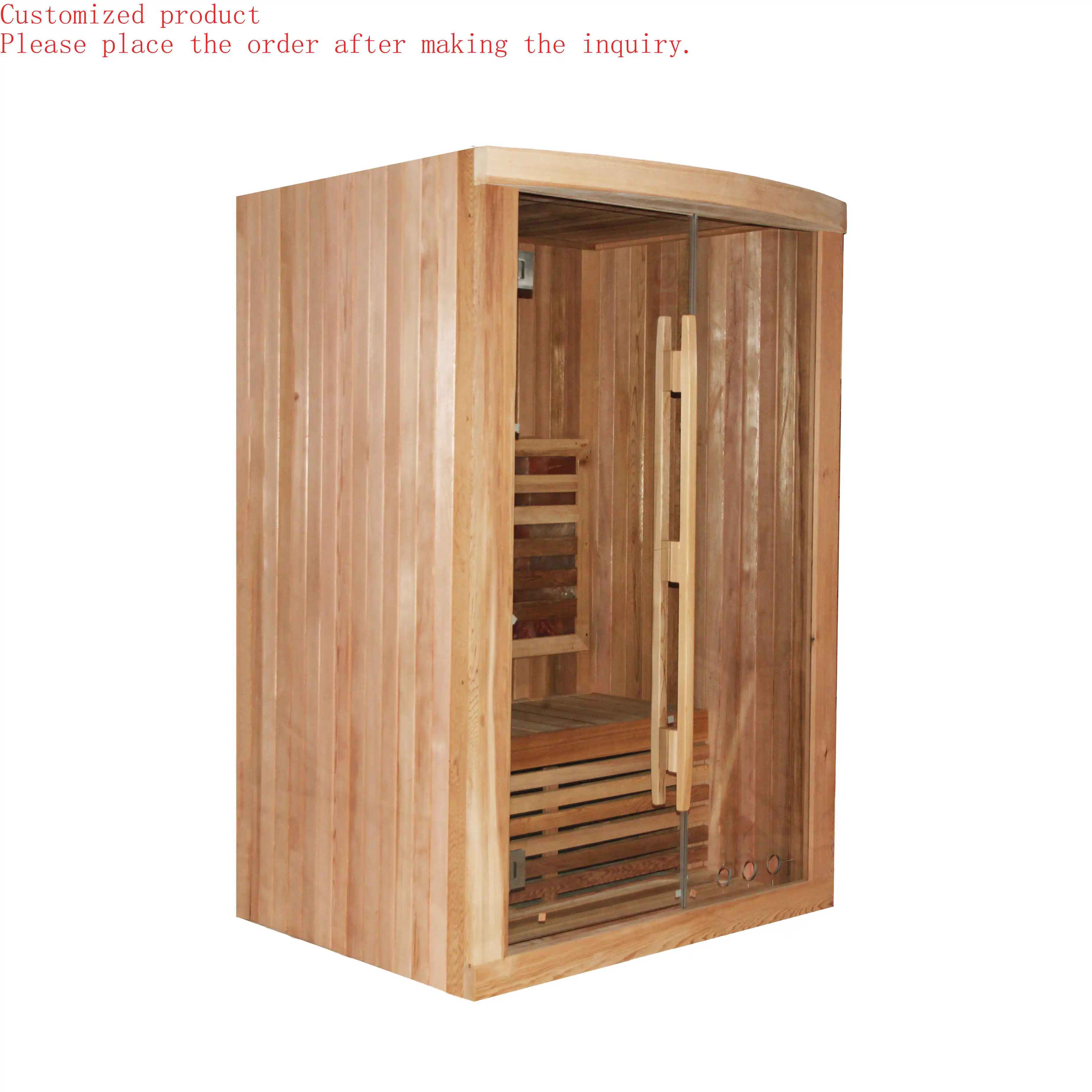 Customization.Wholesale Luxury Himalayan Salt Sauna Dry Steam Sauna Room for Therapy SPA Bath Cedar Sauna
Customization.Wholesale Luxury Himalayan Salt Sauna Dry Steam Sauna Room for Therapy SPA Bath Cedar Sauna