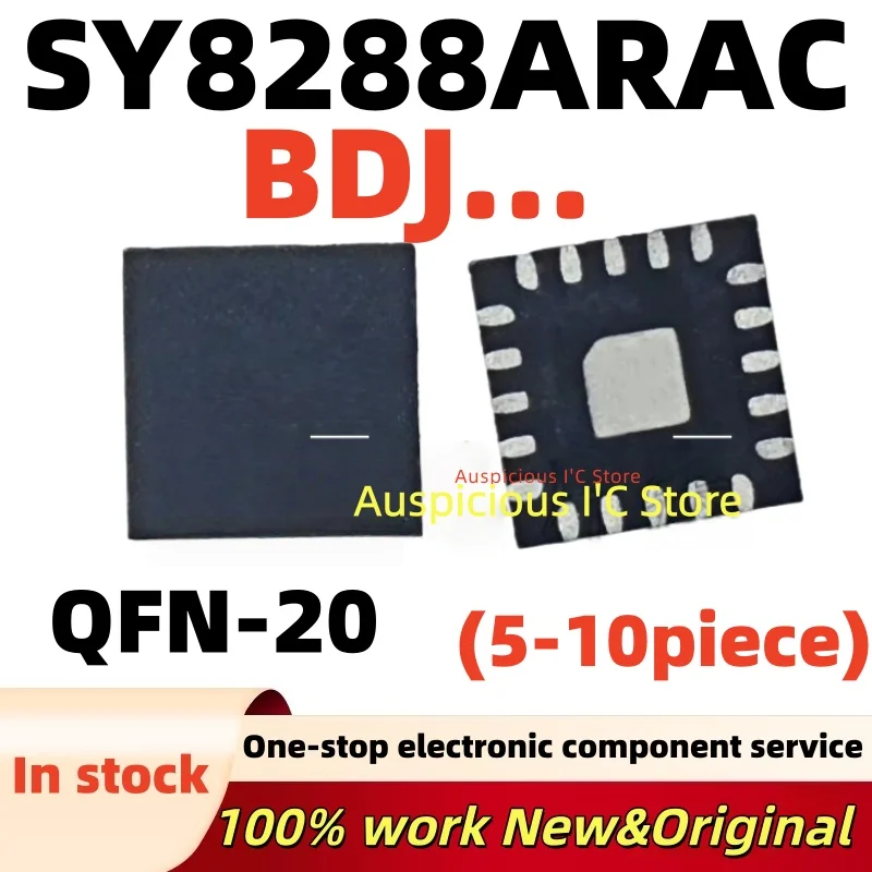 (5-10pcs) (BDJ7ZC BDJABG BDJDGN BDJ...) SY8288ARAC SY8288A QFN-20
(5-10pcs) (BDJ7ZC BDJABG BDJDGN BDJ...) SY8288ARAC SY8288A QFN-20