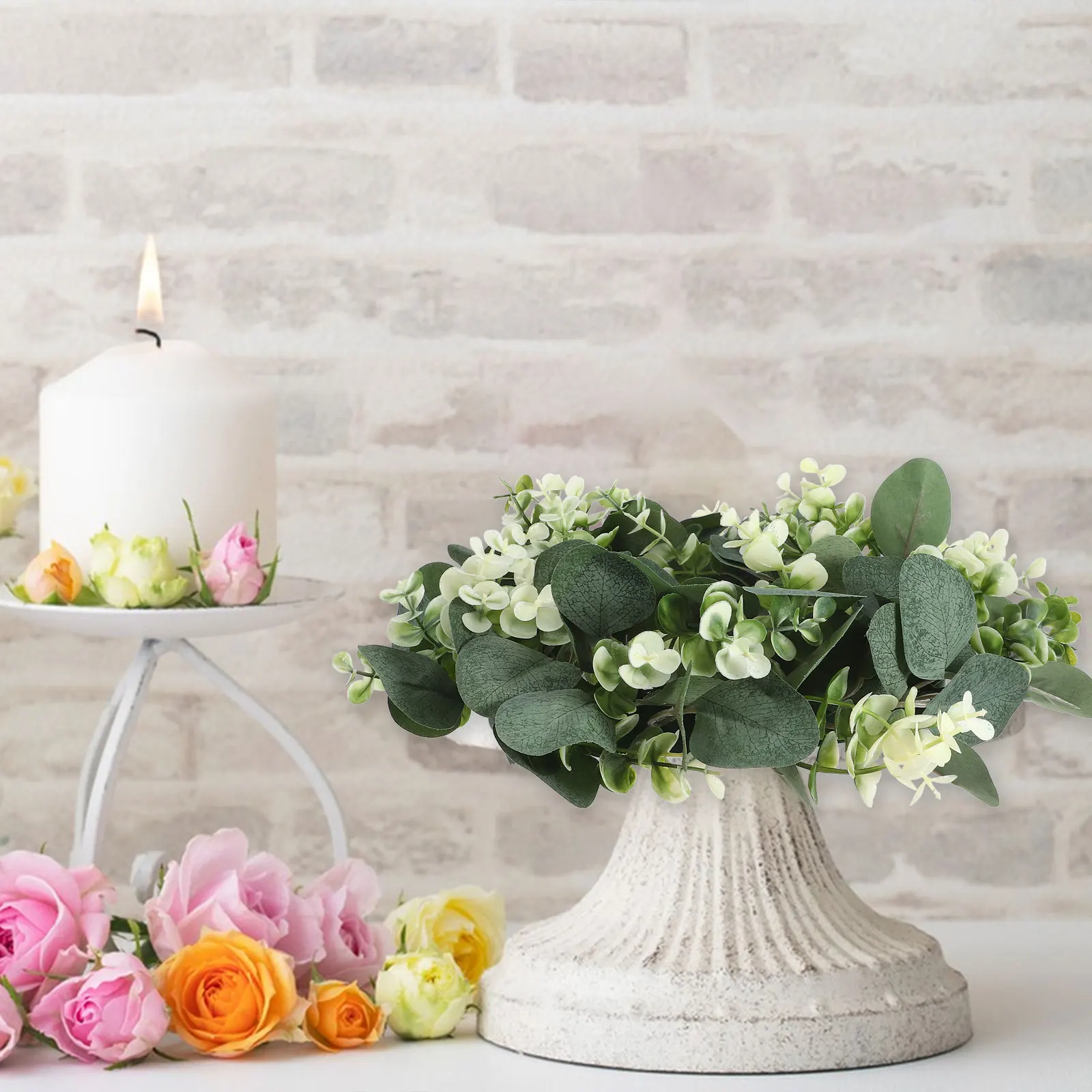 Fake Leaves Wreath Green Garland Wall Wreaths For Front Door Hanging Ring Door Wedding Farmhouse Decoration
Fake Leaves Wreath Green Garland Wall Wreaths For Front Door Hanging Ring Door Wedding Farmhouse Decoration