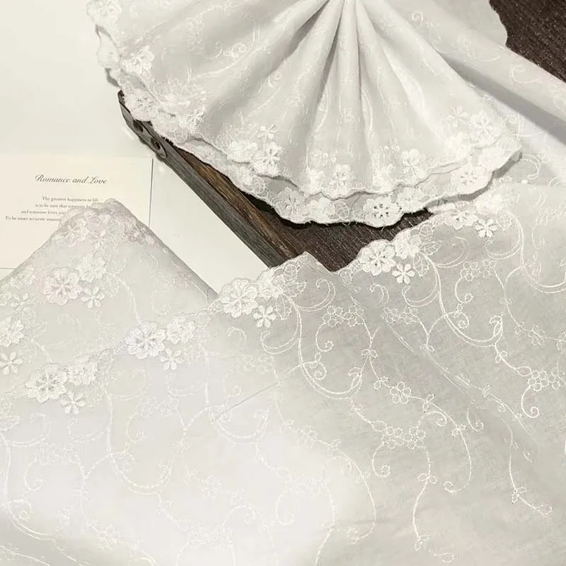 15Yards Cotton Lace Edging DIY Wedding Dress Fashionable Costume Underwear Women's Clothing Headwear Evening Gown
15Yards Cotton Lace Edging DIY Wedding Dress Fashionable Costume Underwear Women's Clothing Headwear Evening Gown