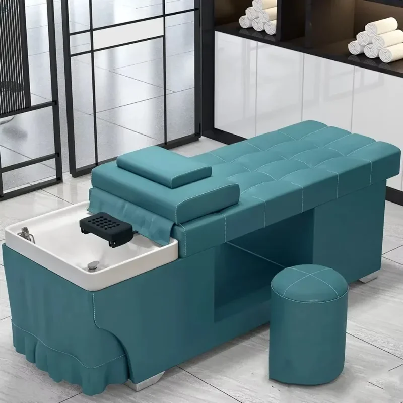 Ergonomic Lounge Hair Shampoo Bed Portable Unique Modern Simple Shampoo Bed Luxury Fashion Cadeira De Barbearia Furniture
Ergonomic Lounge Hair Shampoo Bed Portable Unique Modern Simple Shampoo Bed Luxury Fashion Cadeira De Barbearia Furniture