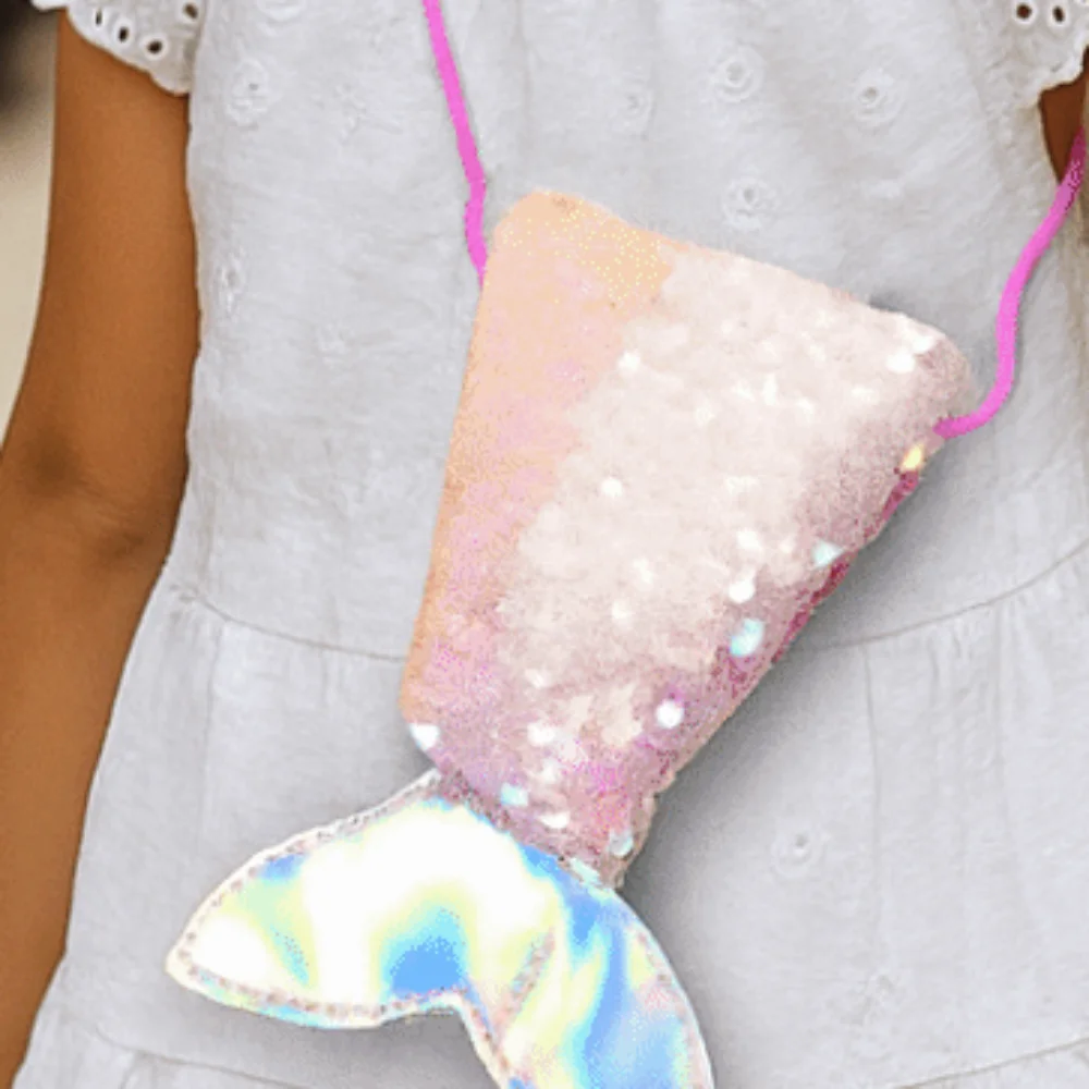 Vintage Mermaid Tail Sequins Coin Purse Zipper Mini Children Crossbody Bag Money Change Card Holder Wallet Women Girls
Vintage Mermaid Tail Sequins Coin Purse Zipper Mini Children Crossbody Bag Money Change Card Holder Wallet Women Girls