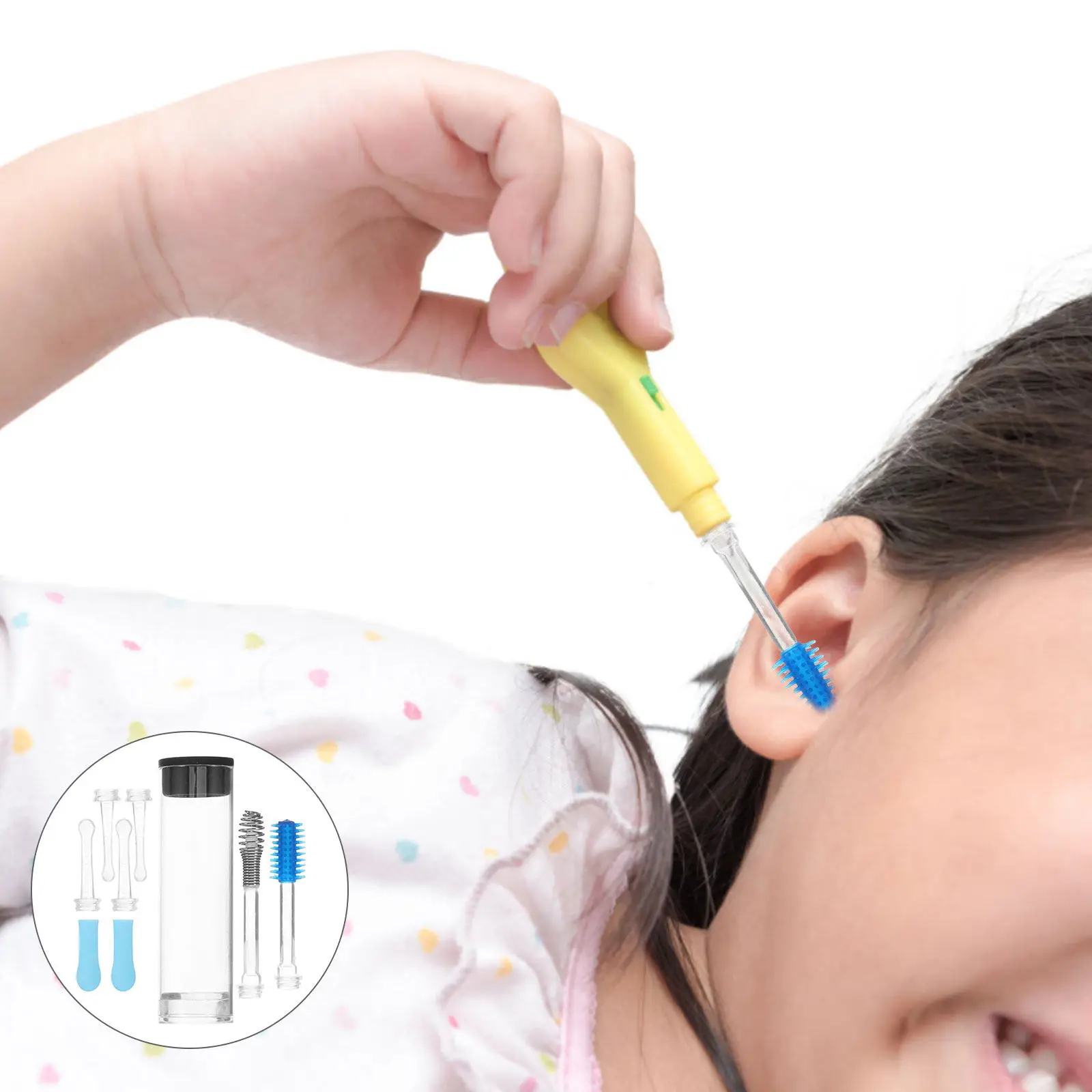 1Set Intelligent Spring Head Ear Spoon Tip Replaceable Silicone Earwax Removal Tool Comfortable Clear Visual Ear Cleaning Supply
1Set Intelligent Spring Head Ear Spoon Tip Replaceable Silicone Earwax Removal Tool Comfortable Clear Visual Ear Cleaning Supply
