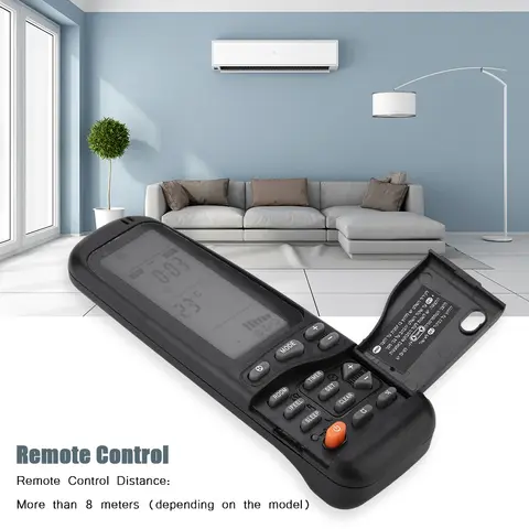 Air Conditioning Remote Control Replacement 25 in 1 Air Conditioner Remote Control for Electra/ Airwell/ Emailair/ Elco RC-3