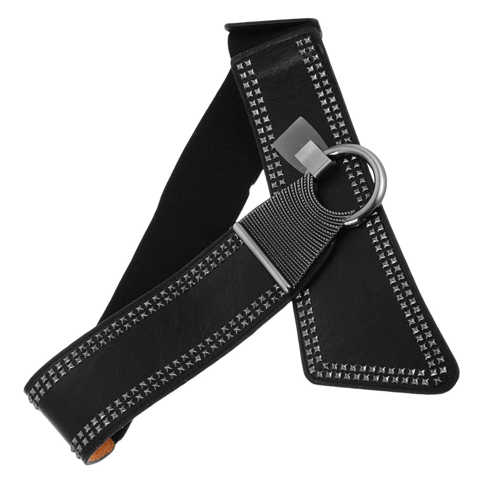 Belt for Dresses Artificial Fashionable Wide Punk Style Elastic Waistband Women PU Metal Buckle Jeans Pants Travel
Belt for Dresses Artificial Fashionable Wide Punk Style Elastic Waistband Women PU Metal Buckle Jeans Pants Travel