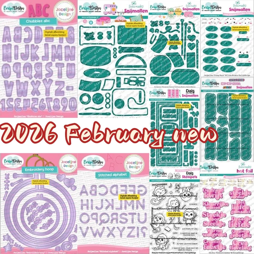 Creatieve Teksten 2026 NEW Cutting Dies Scrapbook Diary Decoration Stencil Embossing Template DIY Greeting Card Handmade
Creatieve Teksten 2026 NEW Cutting Dies Scrapbook Diary Decoration Stencil Embossing Template DIY Greeting Card Handmade