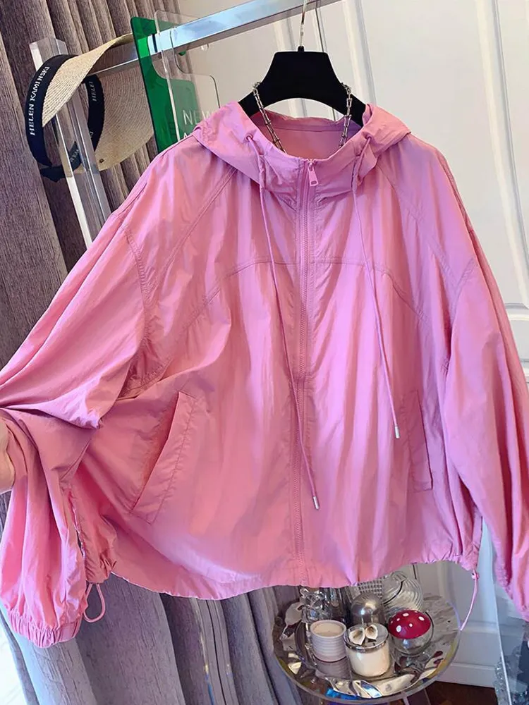 Women's Summer 2026 New Outdoor UV Protection Hat Coat Small Size Thin Sunscreen Clothes Breathable Long Sleeve Zipper Closure
Women's Summer 2026 New Outdoor UV Protection Hat Coat Small Size Thin Sunscreen Clothes Breathable Long Sleeve Zipper Closure