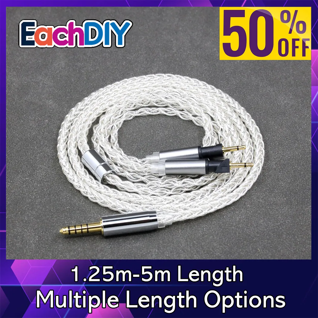 8 Core 99% 7n Pure Silver Palladium Earphone Cable For Abyss Diana v2 phi TC X1226lite 1:1 headphone pin LN008504
8 Core 99% 7n Pure Silver Palladium Earphone Cable For Abyss Diana v2 phi TC X1226lite 1:1 headphone pin LN008504