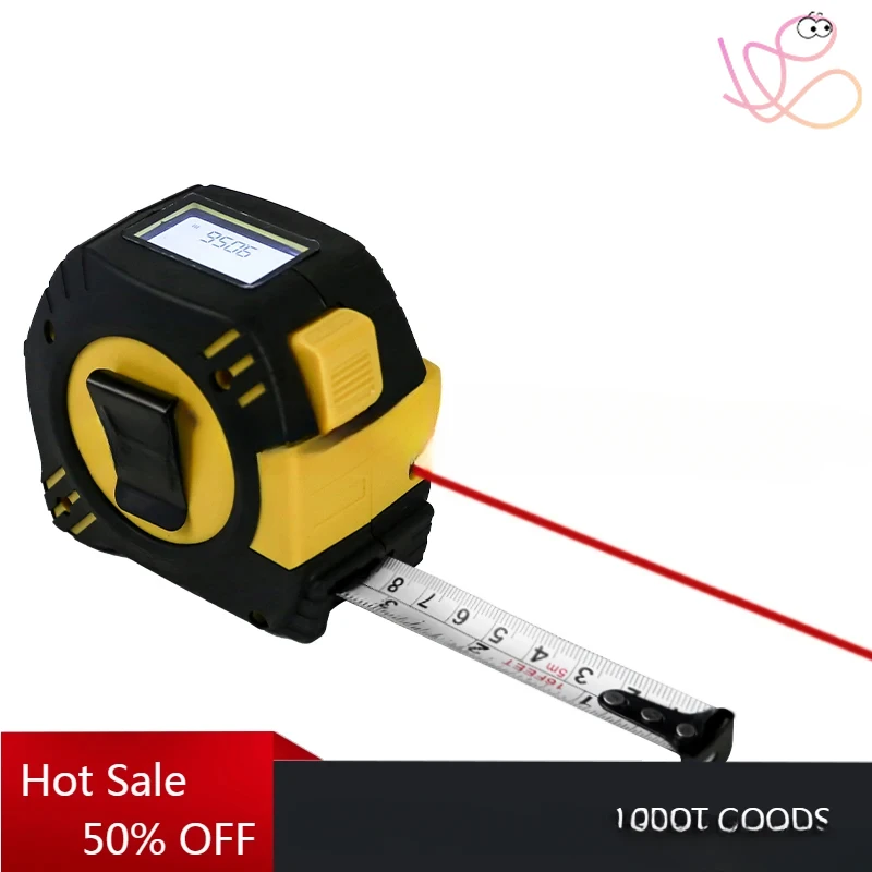 Multifunction Tape Rangefinder 40m With 5m Tape LCD Display With Backlight Distance Measure
Multifunction Tape Rangefinder 40m With 5m Tape LCD Display With Backlight Distance Measure