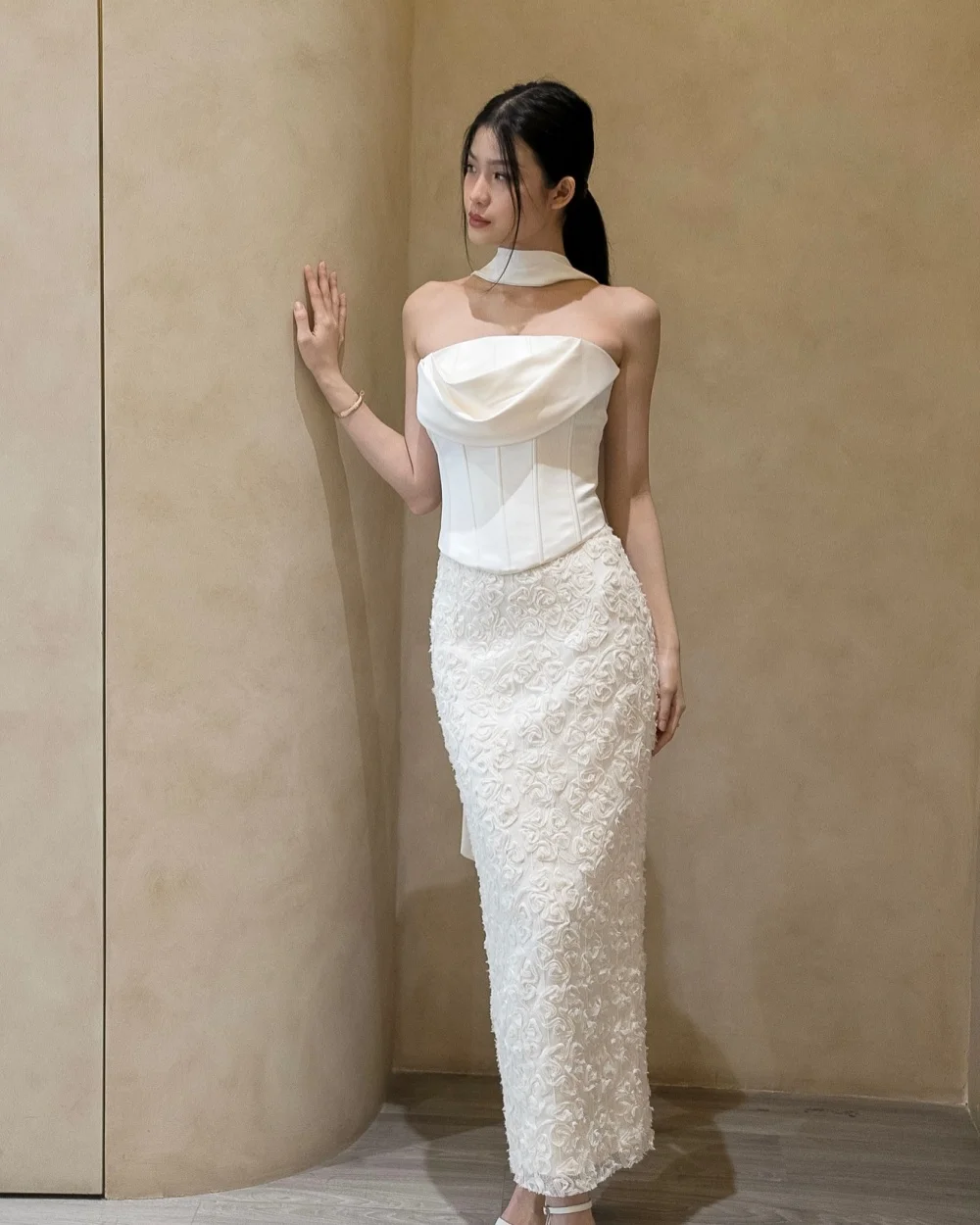 Customized Modern Style Fashion Jersey Handmade Flower Ruched Column Off-the-shoulder Ankle Length Dresses Evening Dresses Sexy
Customized Modern Style Fashion Jersey Handmade Flower Ruched Column Off-the-shoulder Ankle Length Dresses Evening Dresses Sexy