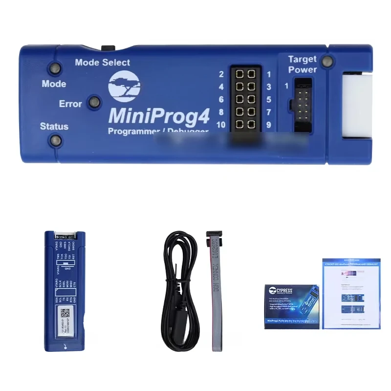 CY8CKIT-005 A MiniProg4 Development Kit Board (PSoC Compatible) for Embedded Debugging & MCU Programming
CY8CKIT-005 A MiniProg4 Development Kit Board (PSoC Compatible) for Embedded Debugging & MCU Programming