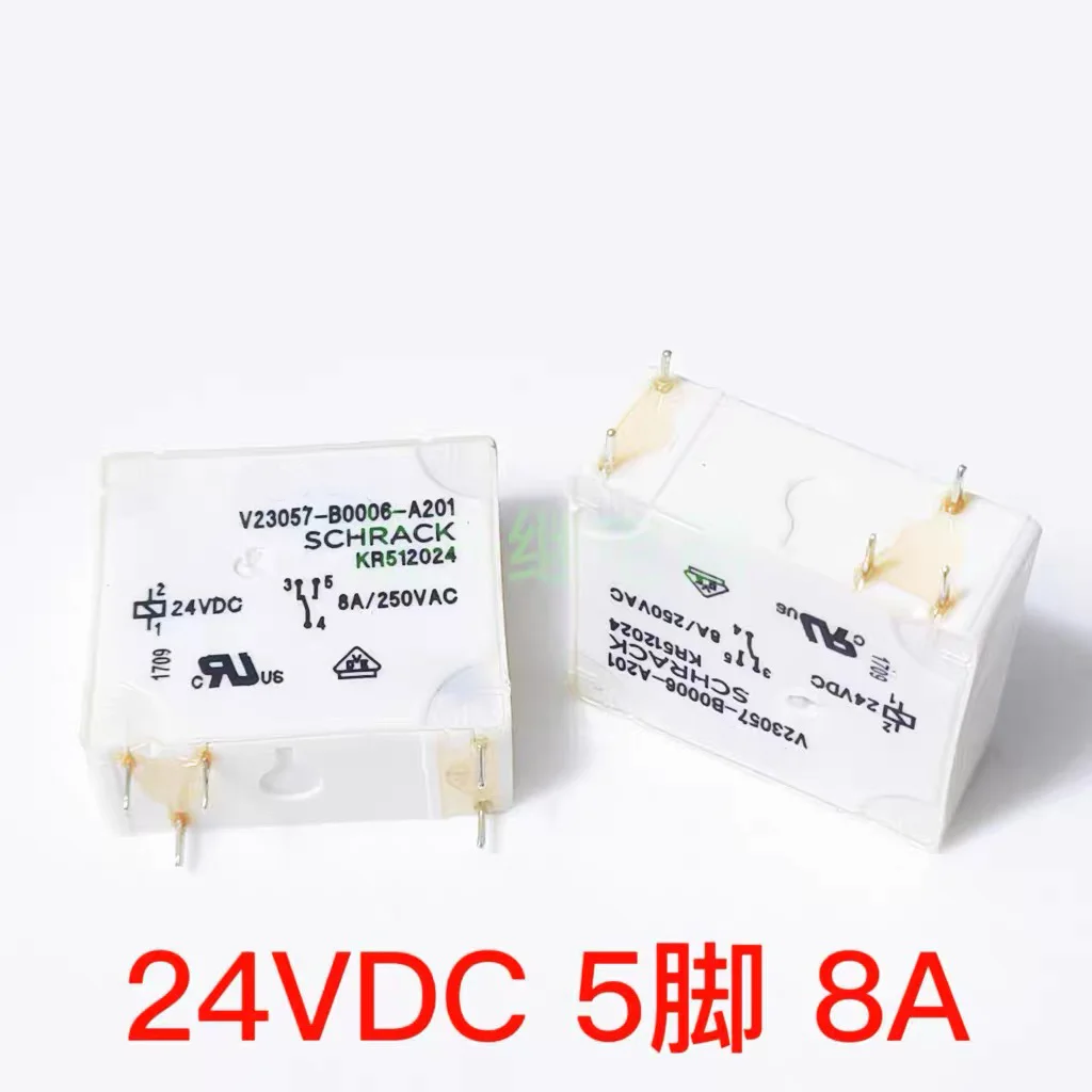100% новый и оригинальный V23057-B0006-A201 KR512024 24VDC 8A РЕЛЕ 1 шт.
100% новый и оригинальный V23057-B0006-A201 KR512024 24VDC 8A РЕЛЕ 1 шт.