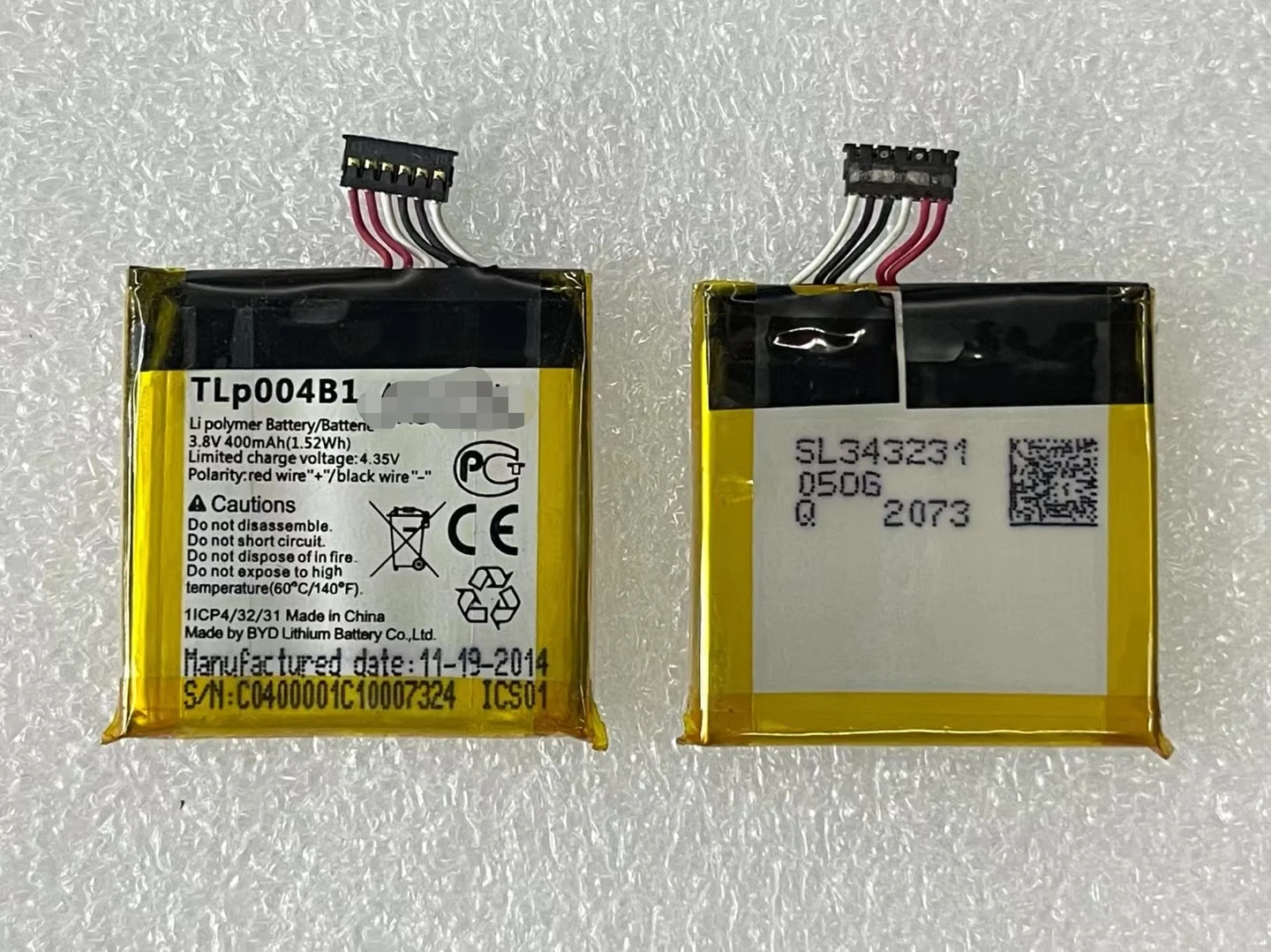 Original New TLP004B1 Smartwatch Replacement Battery For Alcatel TLp004B1 400mAh High Quality Smart Watch Battery
Original New TLP004B1 Smartwatch Replacement Battery For Alcatel TLp004B1 400mAh High Quality Smart Watch Battery