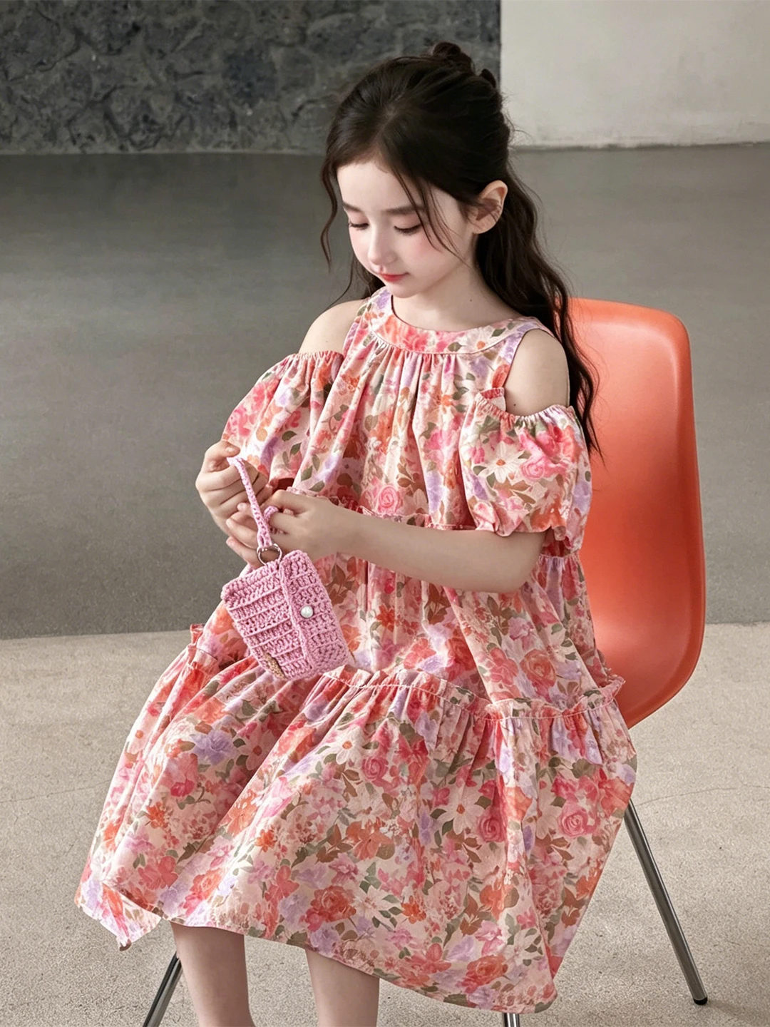 Girls Floral Print Summer Dress Puffy Sleeve Country Style Unique New Arrival Children's Clothing Sweet Style Bubble Sleeve D...
Girls Floral Print Summer Dress Puffy Sleeve Country Style Unique New Arrival Children's Clothing Sweet Style Bubble Sleeve D...