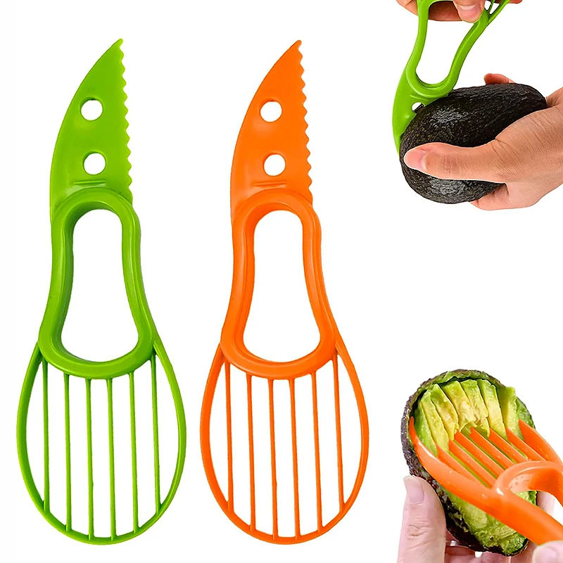 Multifunctional Avocado Cutter Corer Butter Fruit Slicer Peeler Pulp Separator Plastic Knife Kitchen Tools Gadgets Accessories
Multifunctional Avocado Cutter Corer Butter Fruit Slicer Peeler Pulp Separator Plastic Knife Kitchen Tools Gadgets Accessories