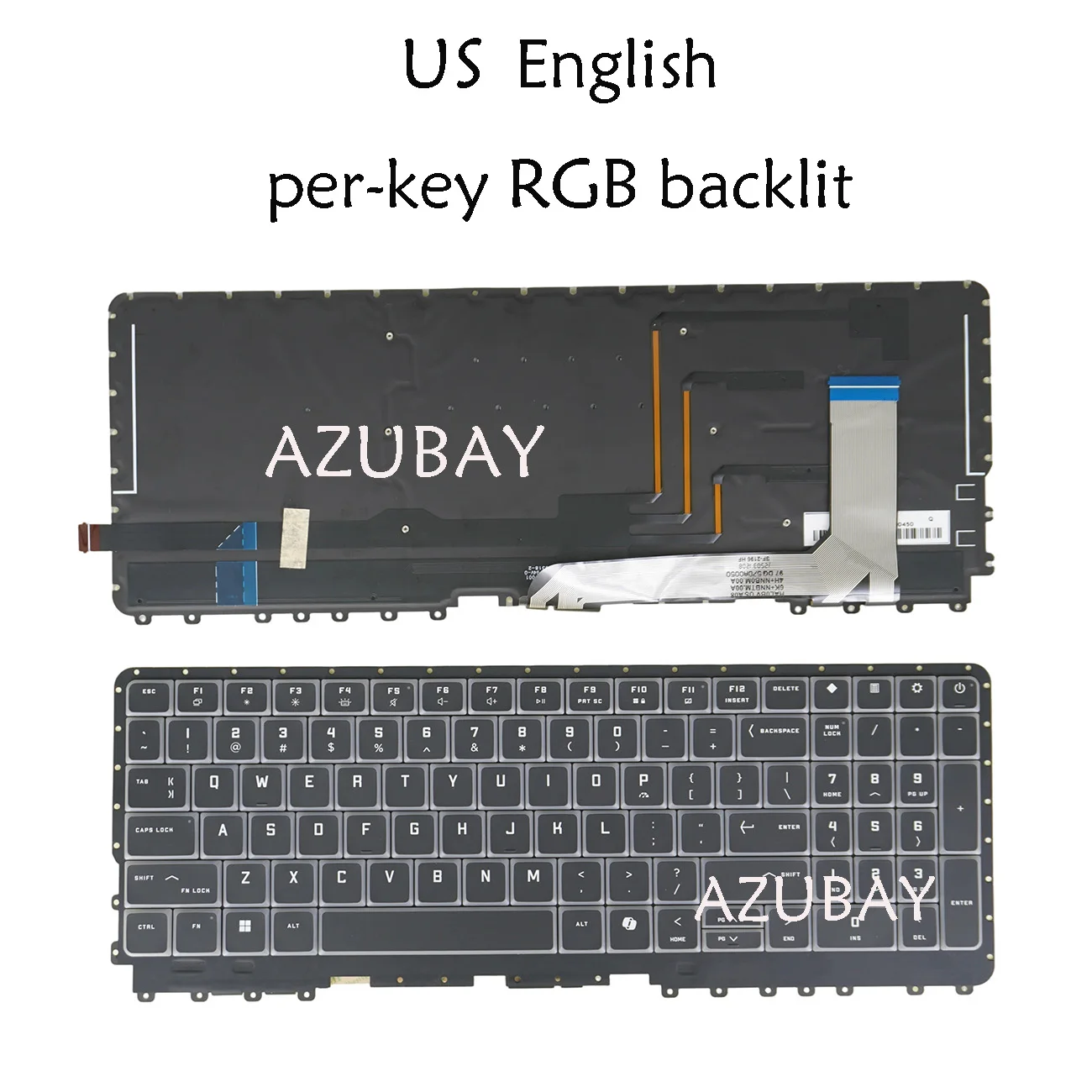 Per-key RGB Backlit Laptop Keyboard For HP P10509-001 P32326-001 OMEN MAX 16 inch Gaming Laptop PC 16-ah0000 US English
Per-key RGB Backlit Laptop Keyboard For HP P10509-001 P32326-001 OMEN MAX 16 inch Gaming Laptop PC 16-ah0000 US English