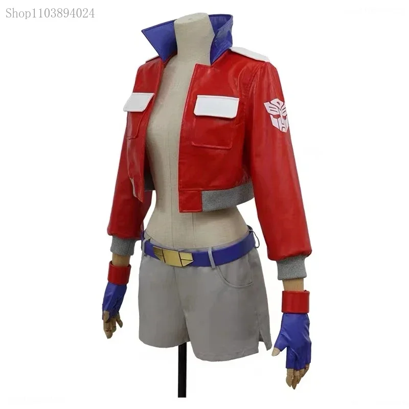 Cosliy Customized Transformers Optimus Prime Shouwu beauty girl cosplay leather short jacket set Halloween carnival clothing cus
Cosliy Customized Transformers Optimus Prime Shouwu beauty girl cosplay leather short jacket set Halloween carnival clothing cus