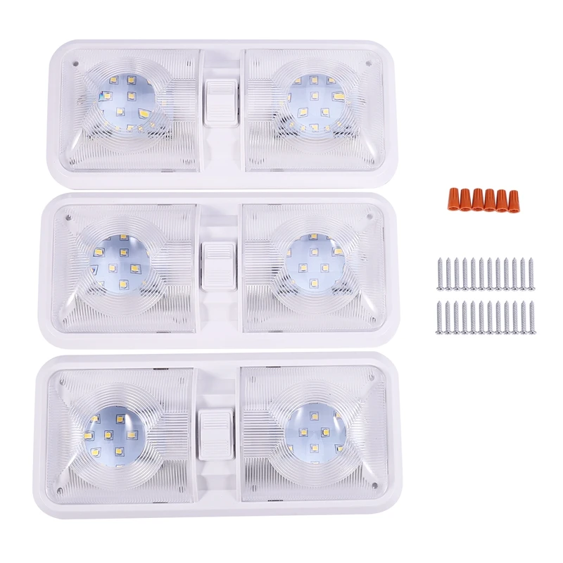 12V LED RV Car Lighting Warm White Car Roof Light Camping Light With Switch
12V LED RV Car Lighting Warm White Car Roof Light Camping Light With Switch