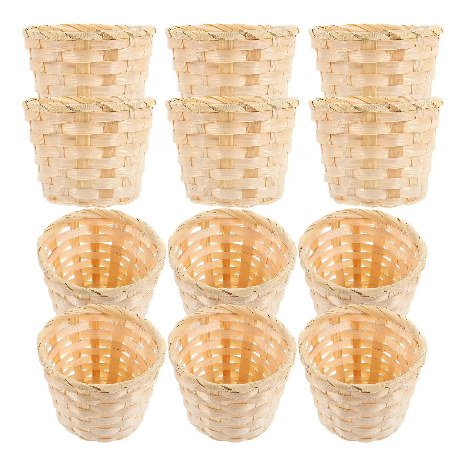 12 Pcs Woven Basket Storage Office Small Toy Living Room Desktop Wooden Bedroom
12 Pcs Woven Basket Storage Office Small Toy Living Room Desktop Wooden Bedroom