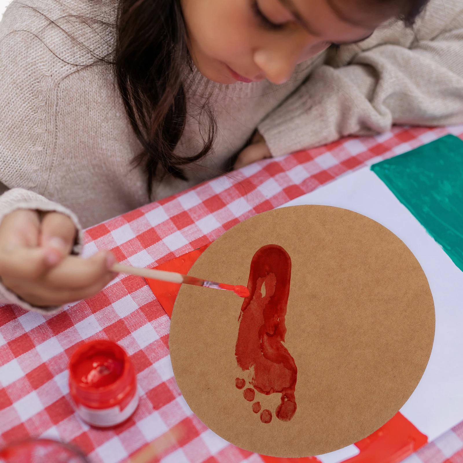 40 Sheets Round Cardboard Drawing Painting Paper Blank Paintable Cardboards Scrapbook Pupils
40 Sheets Round Cardboard Drawing Painting Paper Blank Paintable Cardboards Scrapbook Pupils