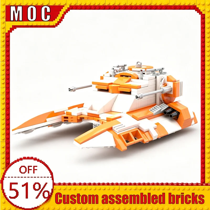 358 Parts Sci-Fi Armored Assault Vehicle Interstellar Combat MOC Building Blocks Model DIY Assembly Toys Creative Learning Gifts
358 Parts Sci-Fi Armored Assault Vehicle Interstellar Combat MOC Building Blocks Model DIY Assembly Toys Creative Learning Gifts