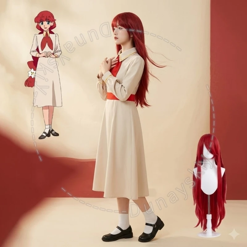 New Anime Japanese School Uniform JK Red Long Wigs Sayonara Lara Cosplay Lara Kawaii Costume Cute Dress Bow Halloween Christmas
New Anime Japanese School Uniform JK Red Long Wigs Sayonara Lara Cosplay Lara Kawaii Costume Cute Dress Bow Halloween Christmas