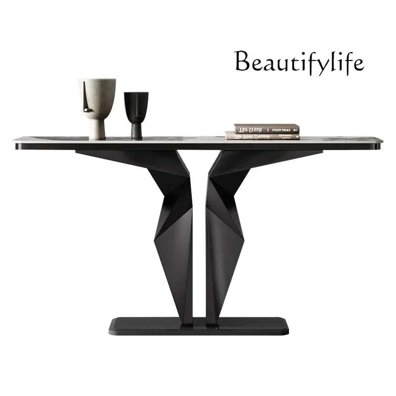 Light Luxury Household Entrance Villa a Long Narrow Table Modern Minimalist Designer Stainless Steel Stone Plate Console Cab
Light Luxury Household Entrance Villa a Long Narrow Table Modern Minimalist Designer Stainless Steel Stone Plate Console Cab