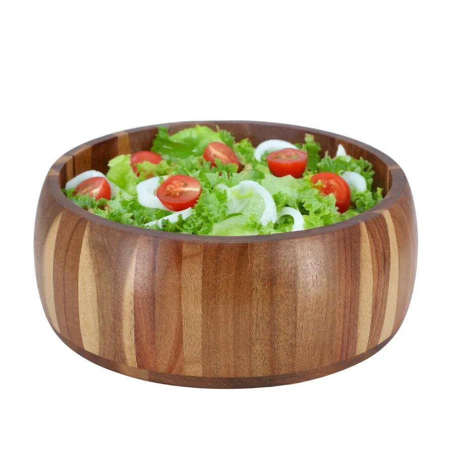 9.75 Inch Acacia Wood Salad Bowl
9.75 Inch Acacia Wood Salad Bowl