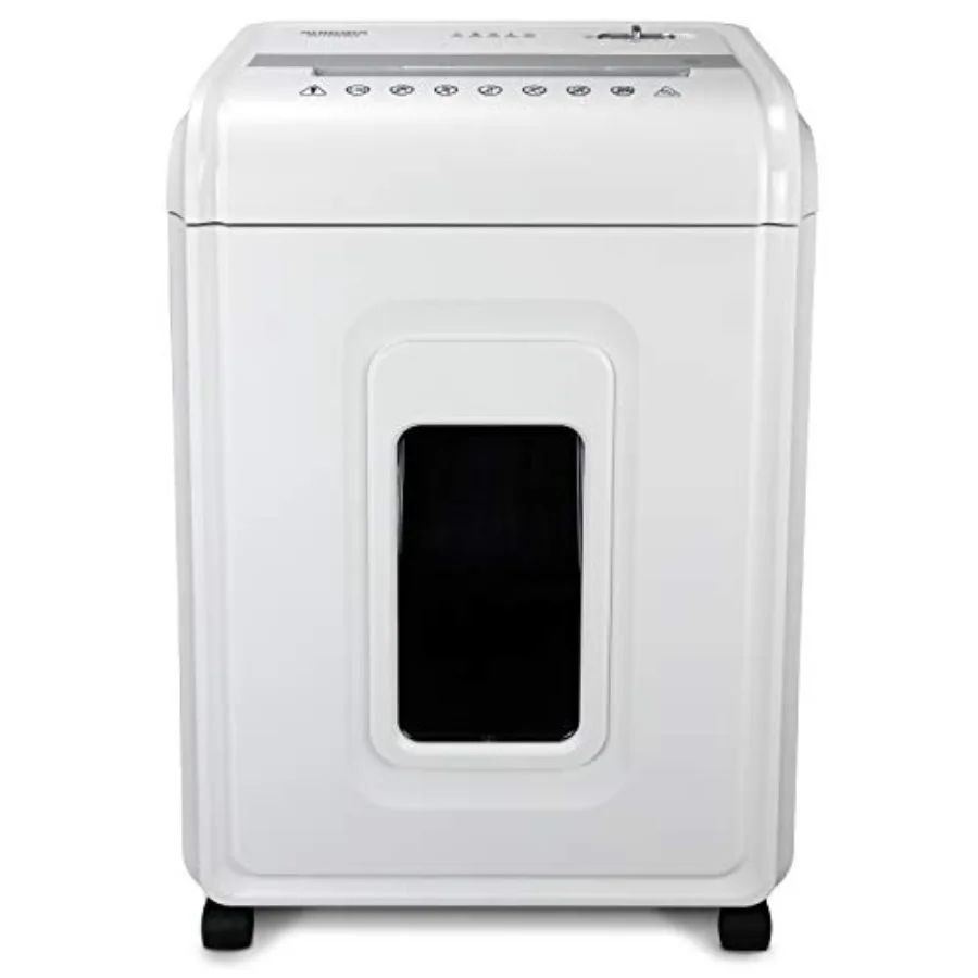 High Security 16-Sheet Micro-Cut Shredder/Anti-Jam/60 Min Run Time/ 7-Gallon Pullout Basket and Casters
High Security 16-Sheet Micro-Cut Shredder/Anti-Jam/60 Min Run Time/ 7-Gallon Pullout Basket and Casters