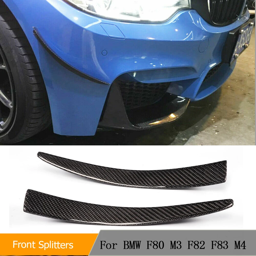 For BMW F80 M3 F82 F83 M4 2014 - 2018 Carbon Fiber Car Front Bumper Moulding Trims Decoration Carbon Fiber/FRP 2PCS/SET Canards
For BMW F80 M3 F82 F83 M4 2014 - 2018 Carbon Fiber Car Front Bumper Moulding Trims Decoration Carbon Fiber/FRP 2PCS/SET Canards
