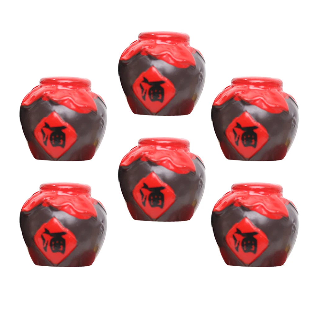 6pcs Mini Jar Toys Sturdy Plastic Decorative Accessories for House Kitchen Dining Realistic Detail Effect
6pcs Mini Jar Toys Sturdy Plastic Decorative Accessories for House Kitchen Dining Realistic Detail Effect