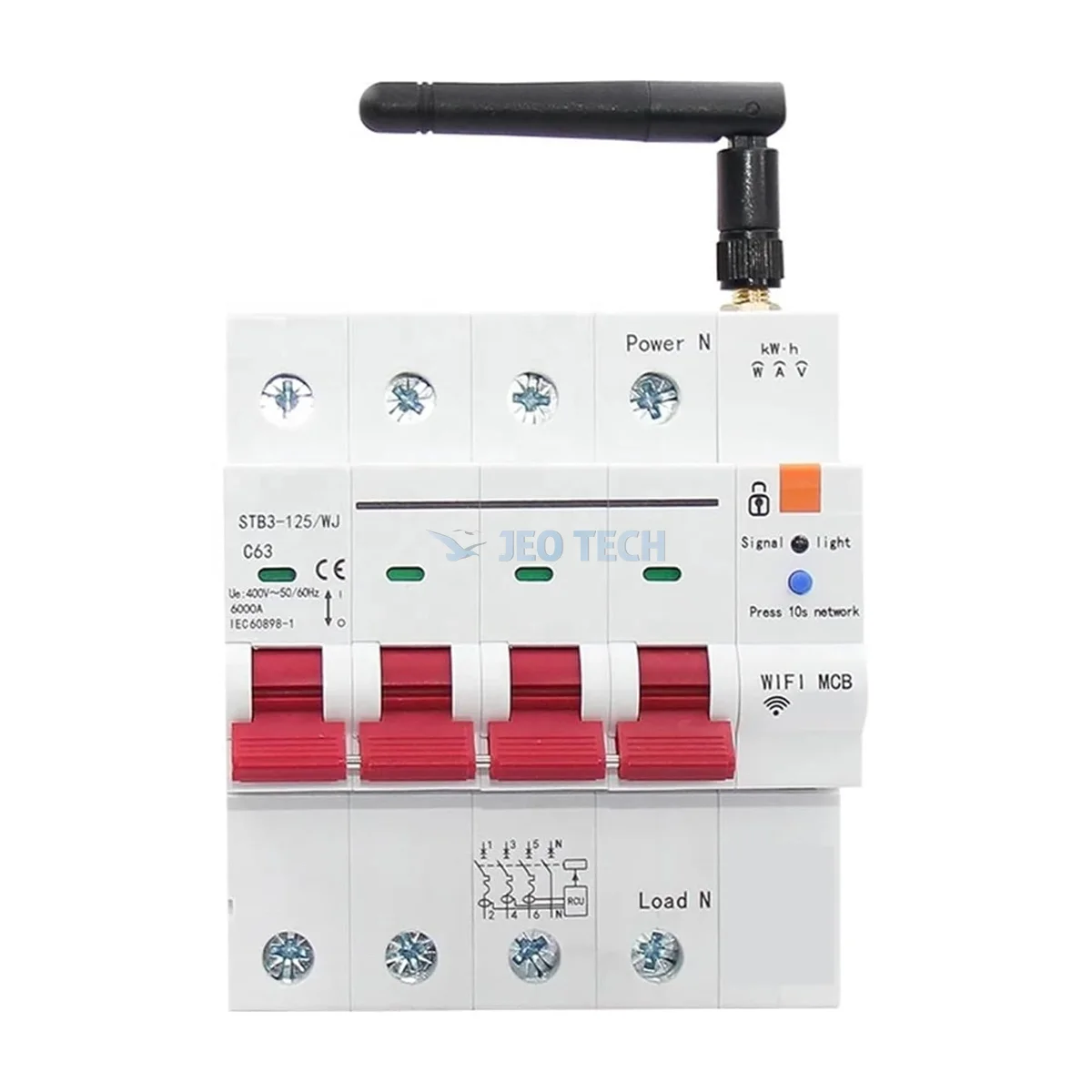 Miniature Circuit Breakers with Metering 1P-4P 63A MCB Overload Short Circuit Protection Automatic Reclosing
Miniature Circuit Breakers with Metering 1P-4P 63A MCB Overload Short Circuit Protection Automatic Reclosing