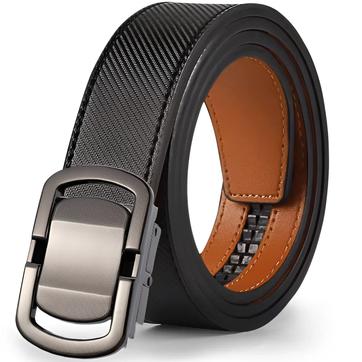 Fashion Business Genuine Leather Male Belt Men Automatic Buckle Waist Belt Carbon Fiber Texture Two-Layer Cowhide Waistband
Fashion Business Genuine Leather Male Belt Men Automatic Buckle Waist Belt Carbon Fiber Texture Two-Layer Cowhide Waistband
