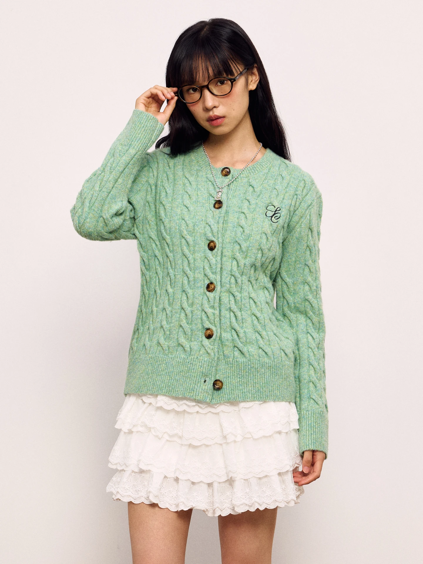 TCPE Turquoise Knitted Open Cardigan Twisted Flower Design Soft Wool Blend Long Sve round Ne Button up Casual Sle Wome...
TCPE Turquoise Knitted Open Cardigan Twisted Flower Design Soft Wool Blend Long Sve round Ne Button up Casual Sle Wome...