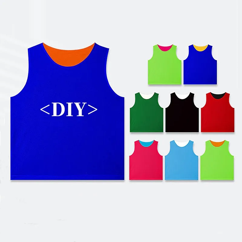 10 Pcs Football Team Jerseys Breathable Quick Drying Football Uniform Double-sided Two-color Mesh Jersey Soccer Training Vest
10 Pcs Football Team Jerseys Breathable Quick Drying Football Uniform Double-sided Two-color Mesh Jersey Soccer Training Vest