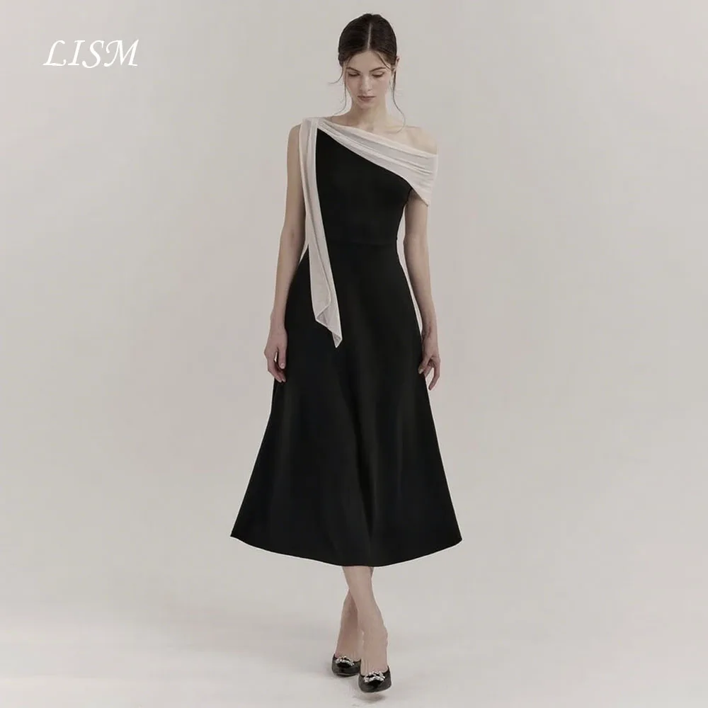 LISM Contrast One Shoulder A-Line Evening Dresses Silk Stain Long Elegant Prom Dresses Photo Shoot 저녁 드레스 Customized
LISM Contrast One Shoulder A-Line Evening Dresses Silk Stain Long Elegant Prom Dresses Photo Shoot 저녁 드레스 Customized