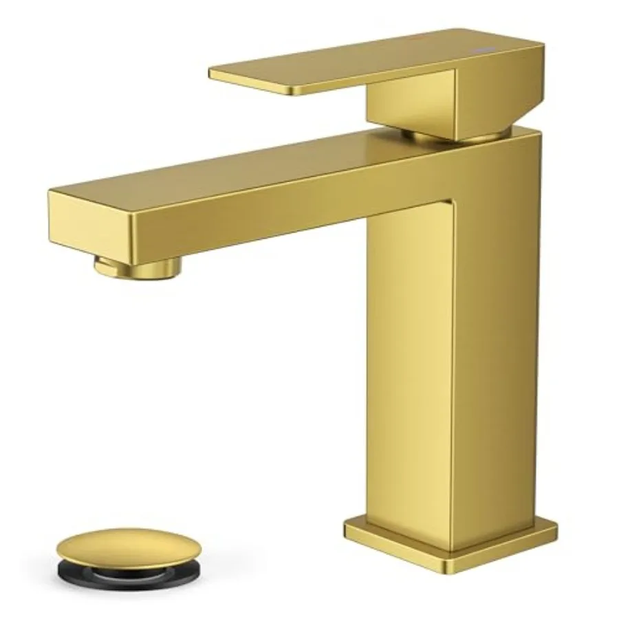 Brushed Bathroom Faucets 1 or 3 Holes, Single Handle Bathroom Sink Faucet with Pop-up Drain for Vanity RV Lavatory Restroom Sin
Brushed Bathroom Faucets 1 or 3 Holes, Single Handle Bathroom Sink Faucet with Pop-up Drain for Vanity RV Lavatory Restroom Sin