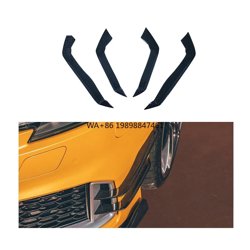 100% Dry Carbon Fiber Car Body Kit Front Bumper Canards Air Knife for AUDI RS3 Sedan 2017-2019
100% Dry Carbon Fiber Car Body Kit Front Bumper Canards Air Knife for AUDI RS3 Sedan 2017-2019
