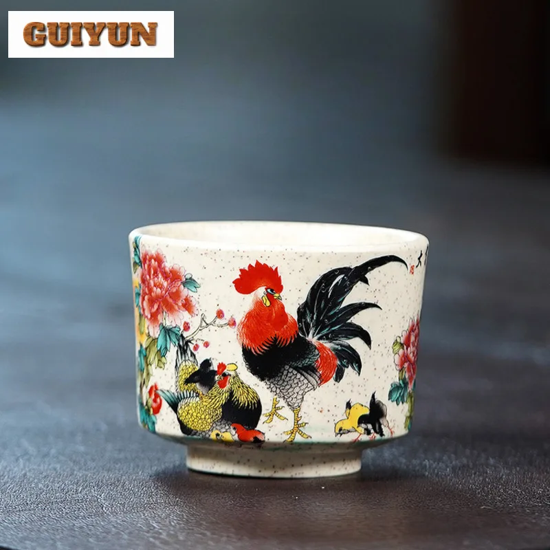 170ml Yixing Purple Clay Doucai Rooster Teacup Boutique Tea Bowl Set Of Cups Tea-tasting Fragrance Cup Chazhan Master Cup Teaset
170ml Yixing Purple Clay Doucai Rooster Teacup Boutique Tea Bowl Set Of Cups Tea-tasting Fragrance Cup Chazhan Master Cup Teaset