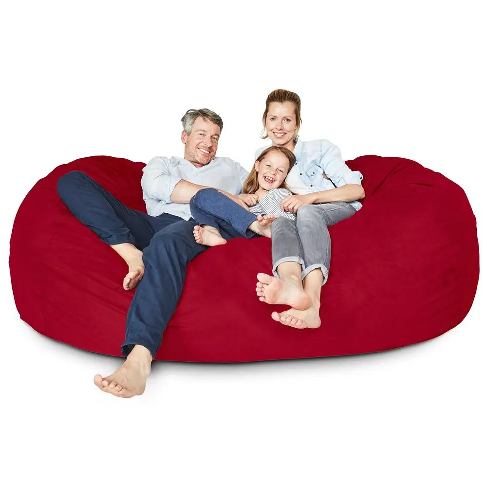 7ft Giant Bean Bag Chair for Adults, Teens amp Kids Memory Foam Filled, Washable Microsuede Cover Oversized Bean Bag Couch Floo
7ft Giant Bean Bag Chair for Adults, Teens amp Kids Memory Foam Filled, Washable Microsuede Cover Oversized Bean Bag Couch Floo
