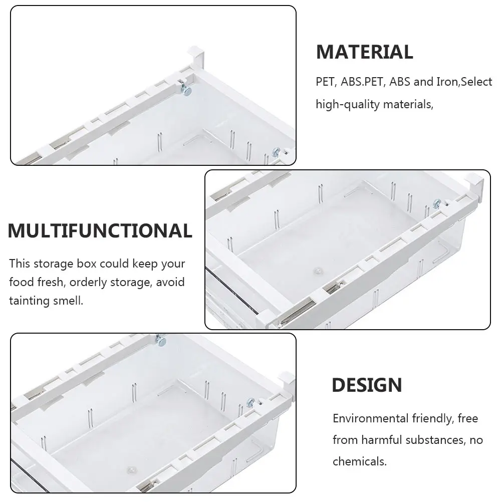 Refrigerator Storage Box Food Container Transparent PET ABS Material Fridge Organizer Drawer Bins Retractable Fruit Storage Eco
Refrigerator Storage Box Food Container Transparent PET ABS Material Fridge Organizer Drawer Bins Retractable Fruit Storage Eco