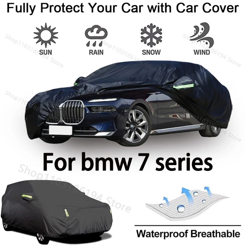 Full Car Cover For BMW 7 series Outdoor Protective Gear-Snowproof, Sunshield, Waterproof and Dustproof Automobile Accessories
Full Car Cover For BMW 7 series Outdoor Protective Gear-Snowproof, Sunshield, Waterproof and Dustproof Automobile Accessories