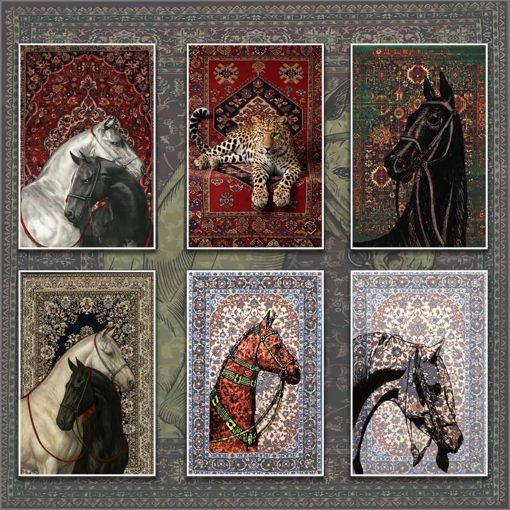 Middle Eastern Bohemian Horse Poster Home Living Bed Room Bar Hallway Sticky Wall Art Printing Aesthetic Decor
Middle Eastern Bohemian Horse Poster Home Living Bed Room Bar Hallway Sticky Wall Art Printing Aesthetic Decor