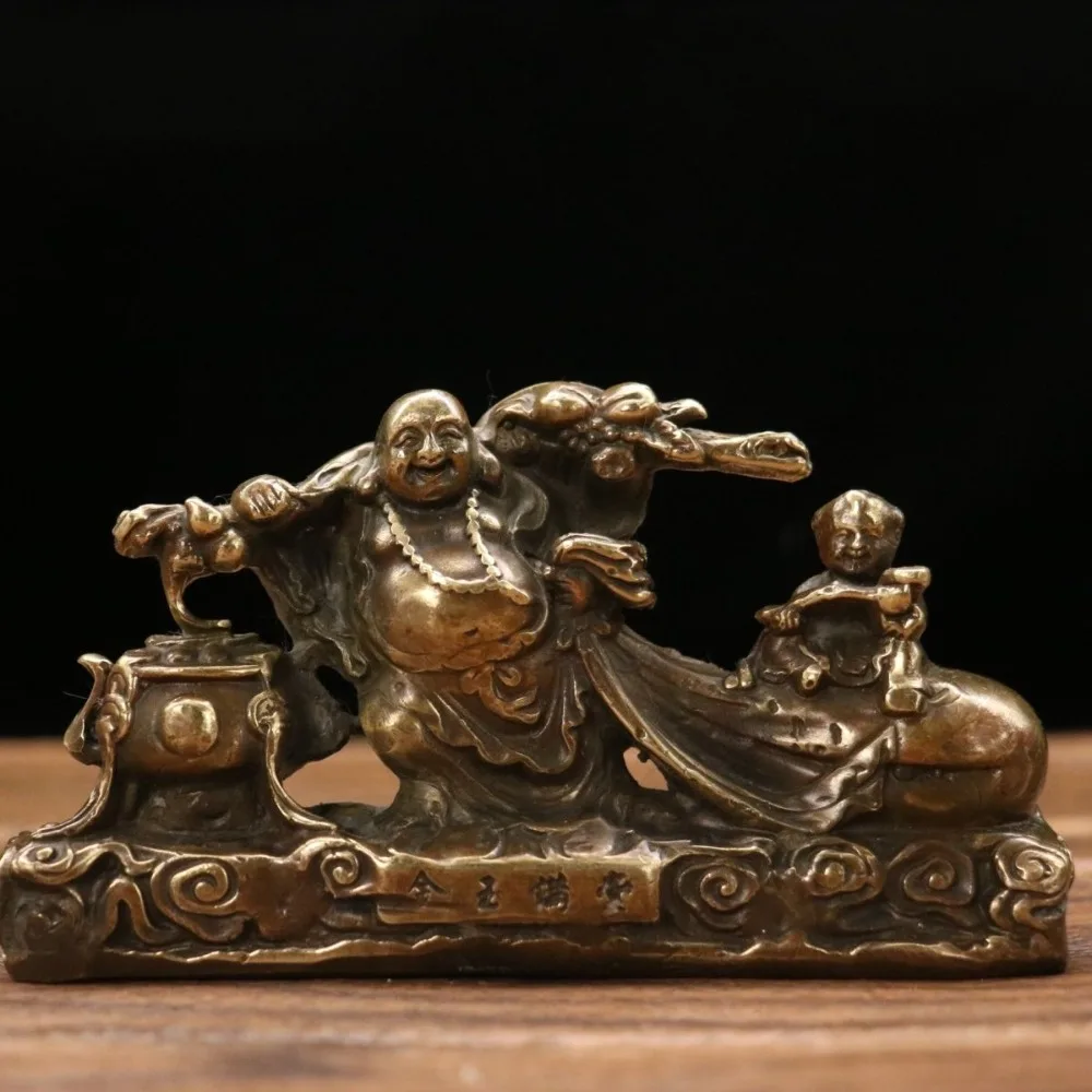 Antique-Style “Abundance of Gold and Jade” Maitreya Buddha: Ever-Smiling, Pot-Bellied Buddha Collectible and Decorative Ornament
Antique-Style “Abundance of Gold and Jade” Maitreya Buddha: Ever-Smiling, Pot-Bellied Buddha Collectible and Decorative Ornament