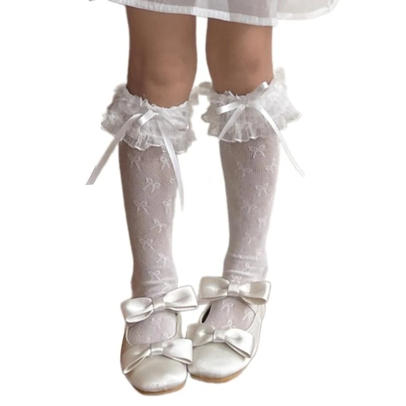 Fashionable Socks Bowknot Decorated Kids Knee Length Socks Trend Kids Hosiery for 2025 Spring Summer Season
Fashionable Socks Bowknot Decorated Kids Knee Length Socks Trend Kids Hosiery for 2025 Spring Summer Season