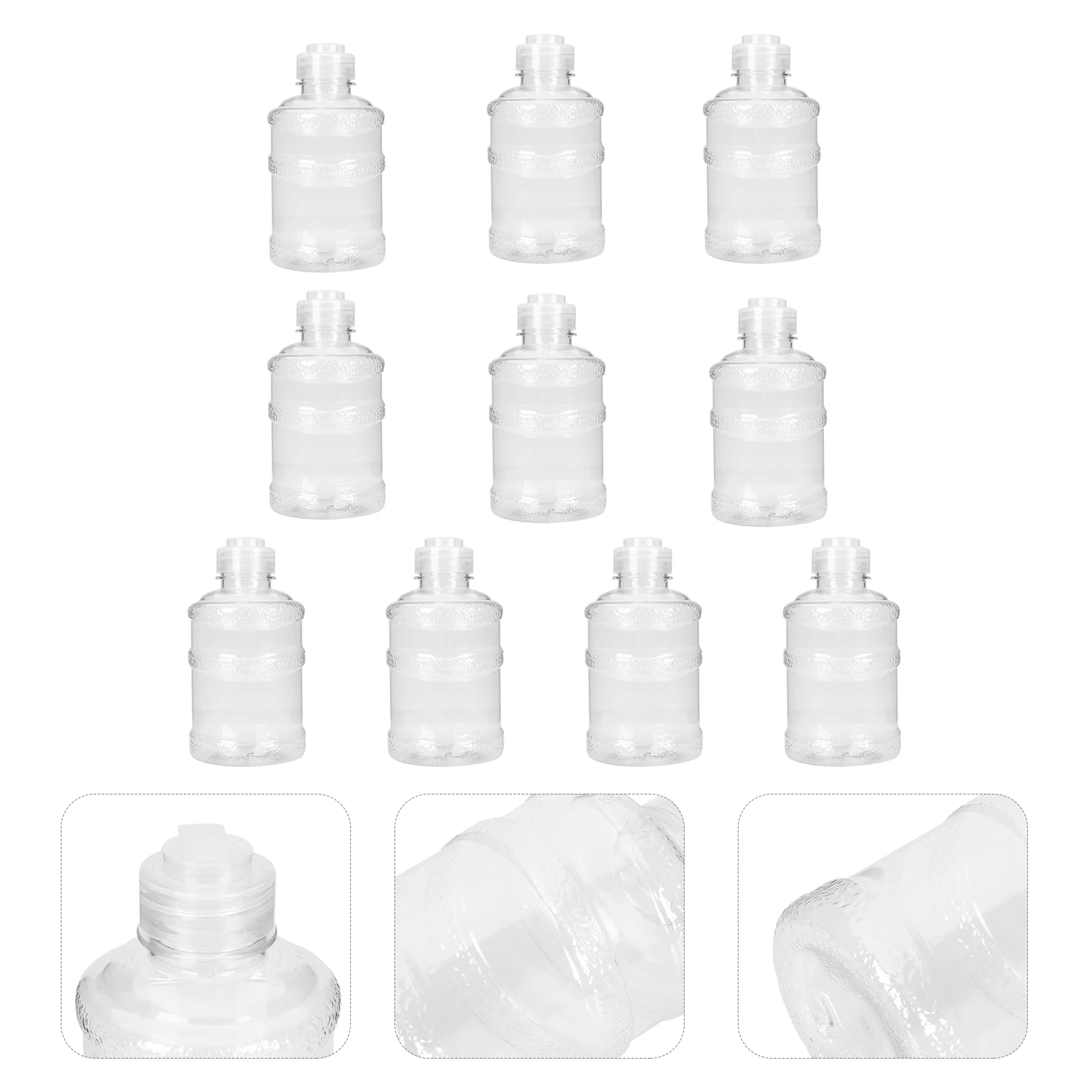 10pcs Water Transparent Juice Bottles Bucket Bottles Clear Plastic Disposable Beverage Juicing Cups Milk Tea Coffee Shop
10pcs Water Transparent Juice Bottles Bucket Bottles Clear Plastic Disposable Beverage Juicing Cups Milk Tea Coffee Shop