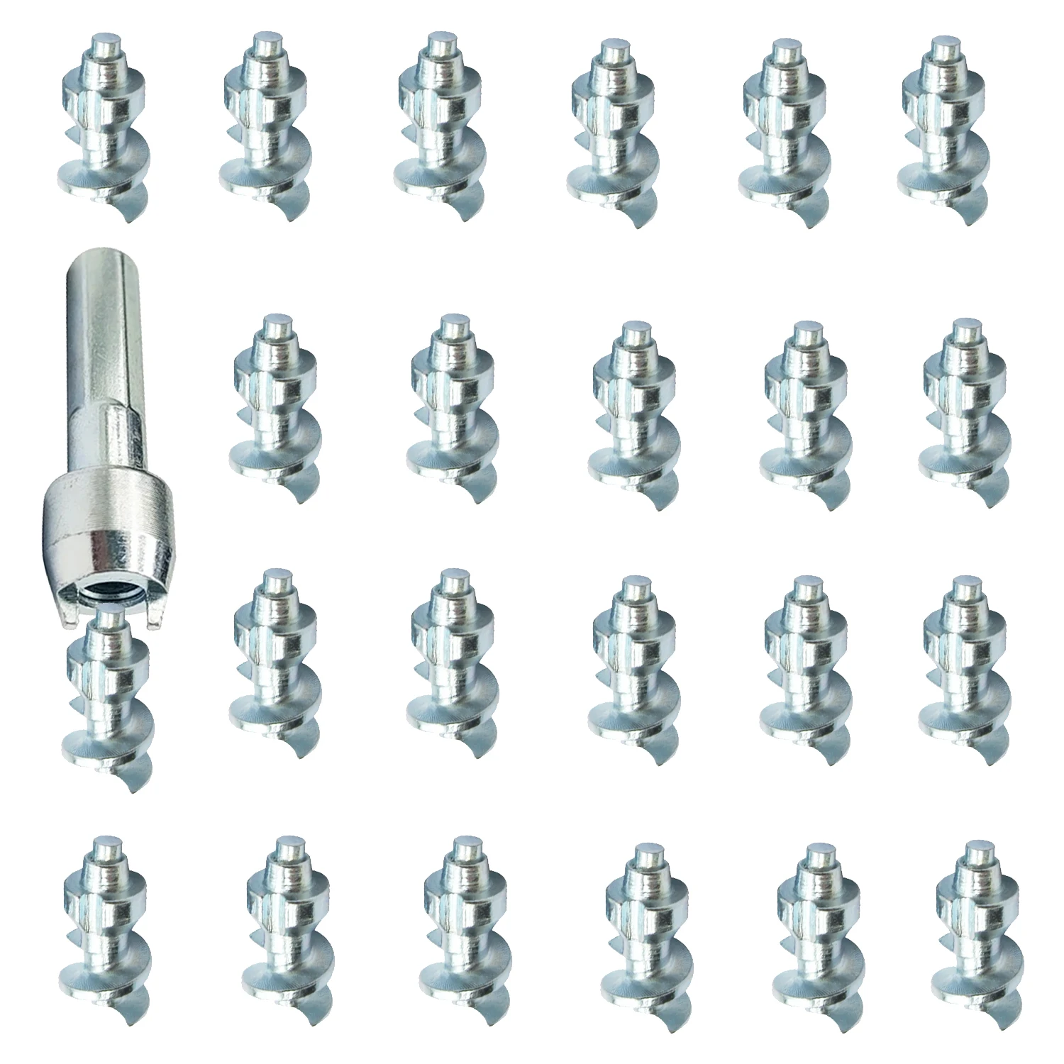 Snow Screw Tire Studs Anti Skid Falling Spikes Wheel Tyres Universal Car 20/50/100PCS wiht 1pcs installtion tools
Snow Screw Tire Studs Anti Skid Falling Spikes Wheel Tyres Universal Car 20/50/100PCS wiht 1pcs installtion tools