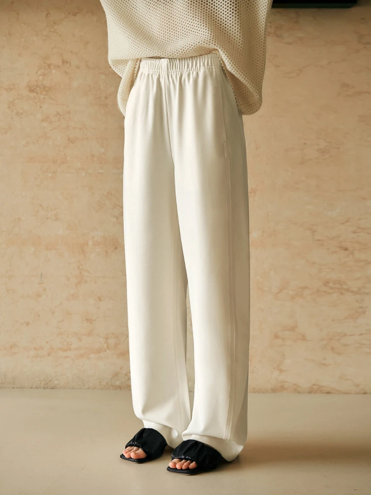 OLrain Solid Casual Pants For Women 2025 Fashion Loose Fit Full-Length Elastic Waist Pockets Sweat Pants Summer Pants M57CK95896
OLrain Solid Casual Pants For Women 2025 Fashion Loose Fit Full-Length Elastic Waist Pockets Sweat Pants Summer Pants M57CK95896