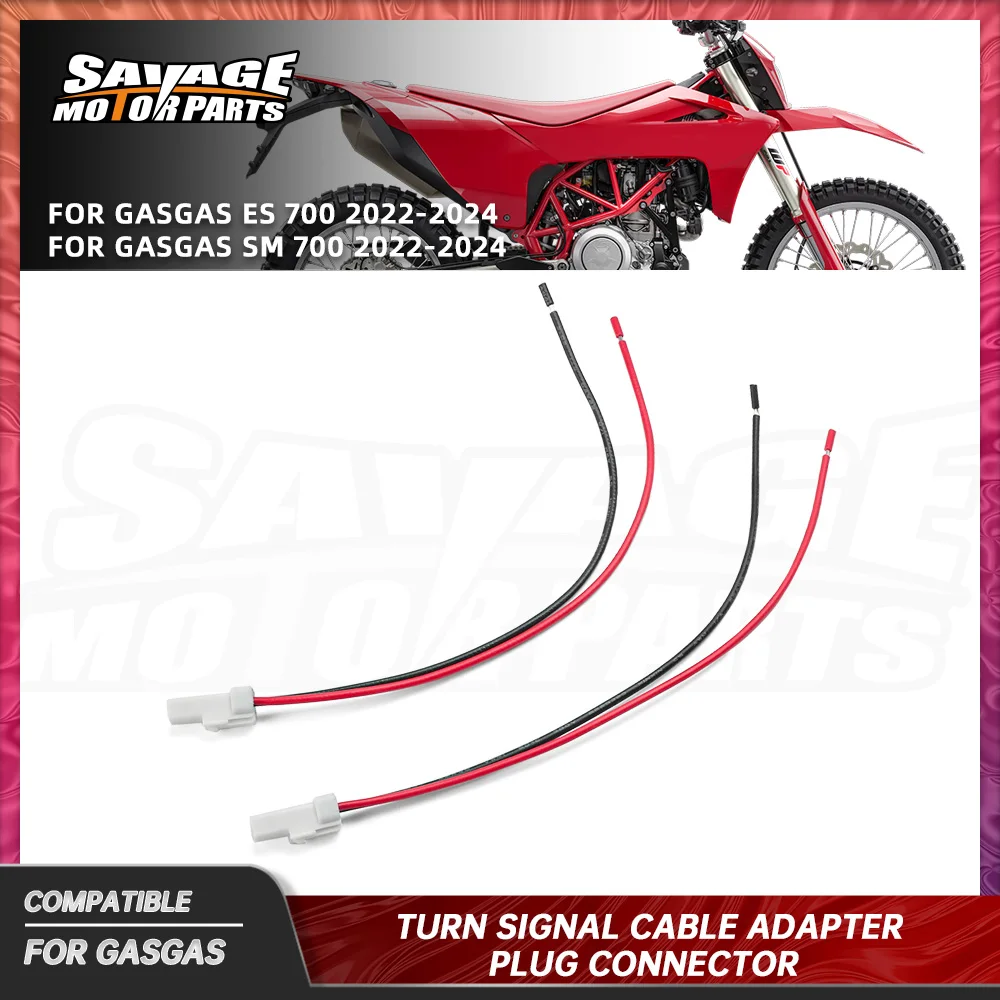 For GasGas ES 700 SM 700 2024 Motorcycle Turn Signal Light Marker Wire Adapters Plug Connector Harness ES700 SM700 2022-2023
For GasGas ES 700 SM 700 2024 Motorcycle Turn Signal Light Marker Wire Adapters Plug Connector Harness ES700 SM700 2022-2023