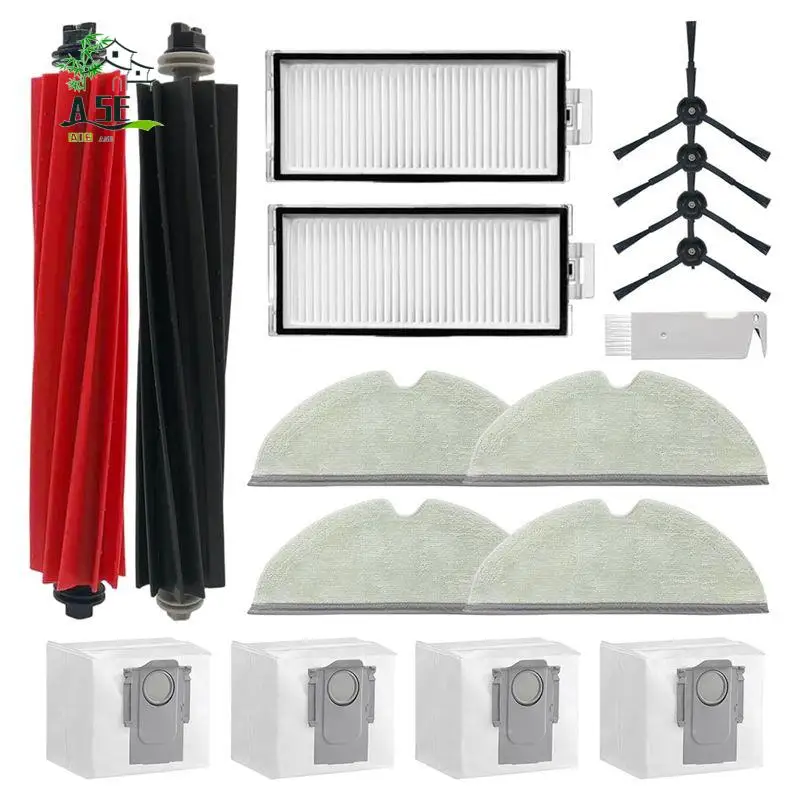 A05E-для пылесоса Roborock Q5 Pro+/Q8 Max+ (Plus) Основная боковая щетка Hepa-фильтр Швабра Тканевые мешки для пыли Запасные части
A05E-для пылесоса Roborock Q5 Pro+/Q8 Max+ (Plus) Основная боковая щетка Hepa-фильтр Швабра Тканевые мешки для пыли Запасные части